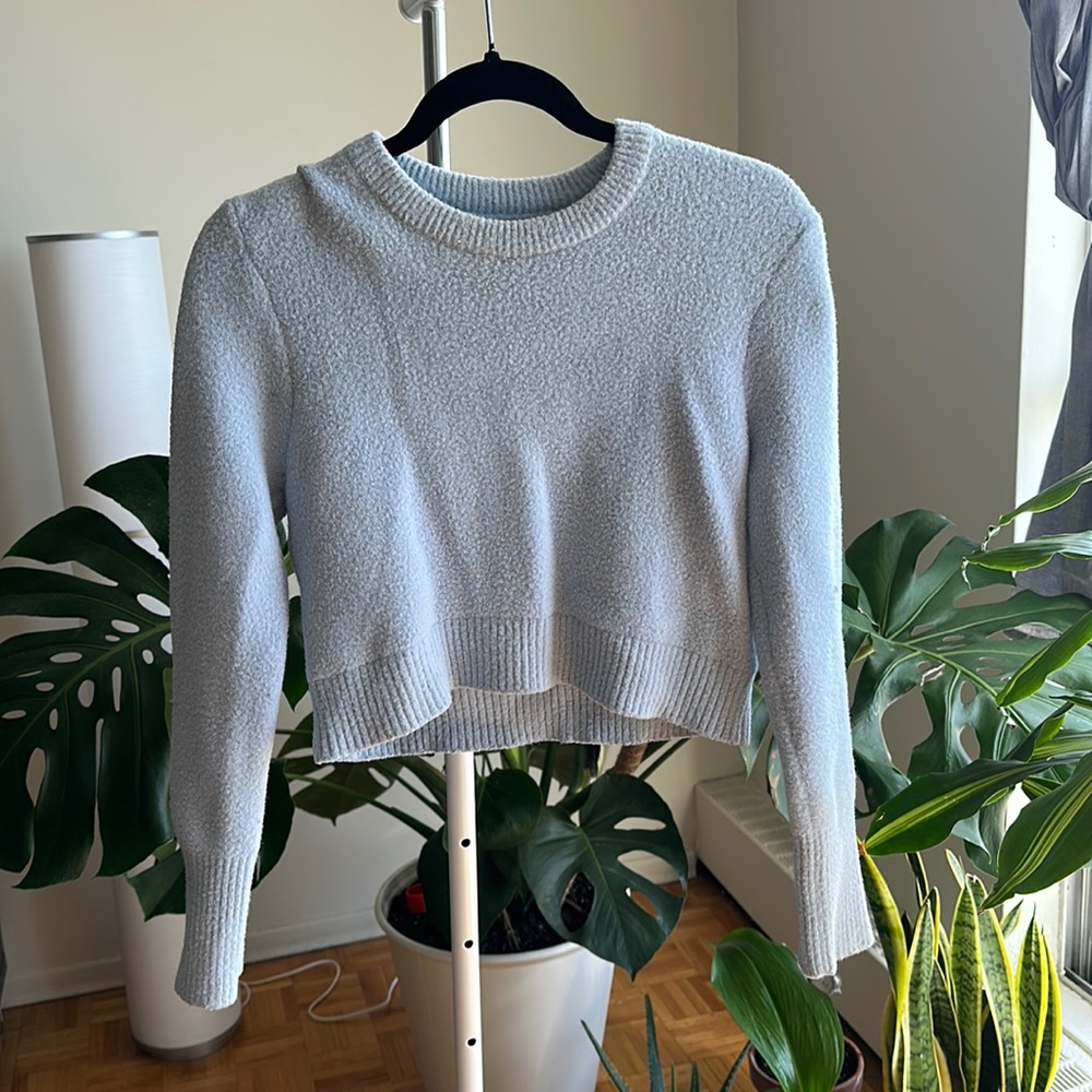 Blue Zara sweater in size M
